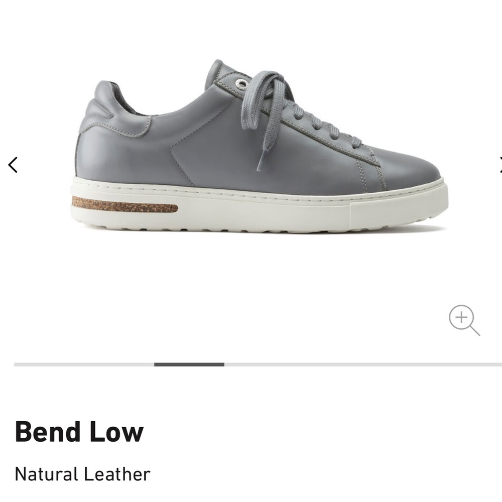 Bend Low Natural Leather Gray